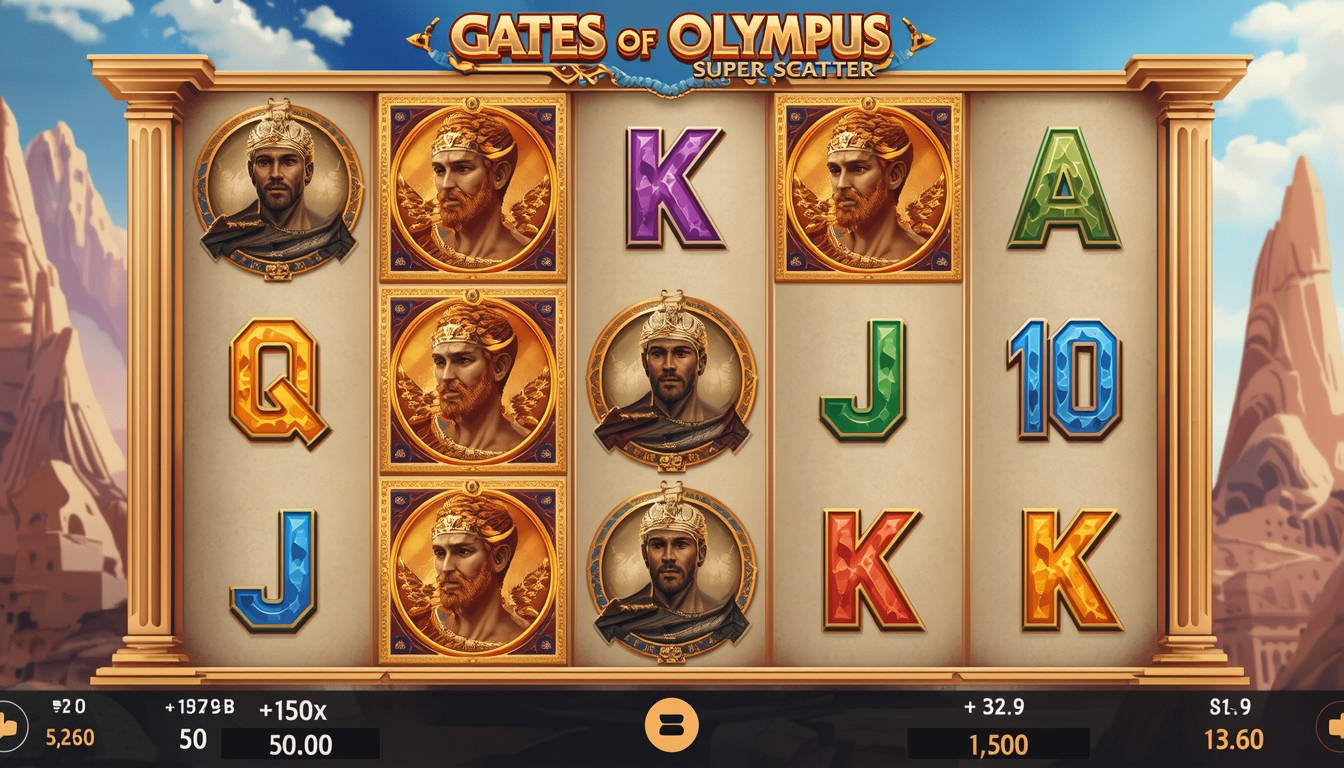 Fonctionnalités de Gates of Olympus Super Scatter